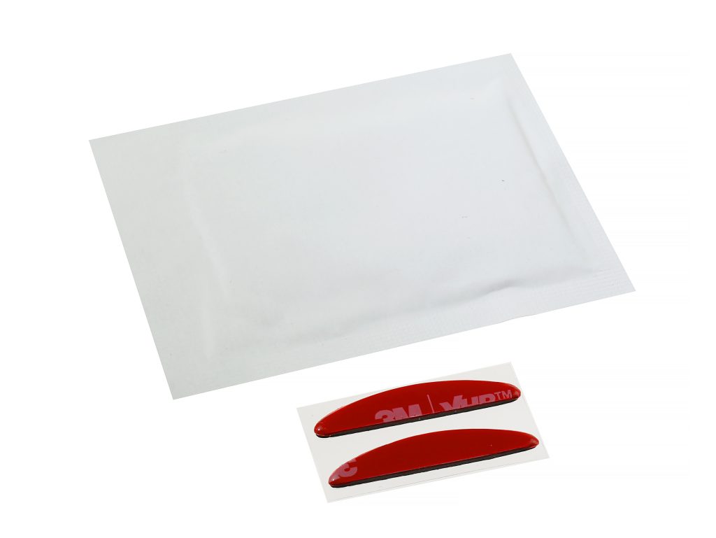 Needit Park Mini Adhesive Pads with Cleaning Cloth (Pack of 2) : :  Automotive